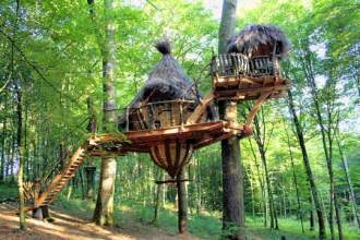 Cabane Drommen à l’Arbre à Cabane en Haute Marne