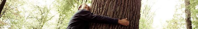Cédric Bolmont auprès de l'arbre