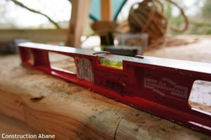Chantier de construction de cabane