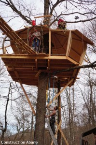 Construction de cabane dans les arbres