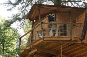 Cabanes dans les arbres en Auvergne - Meizou des Puys