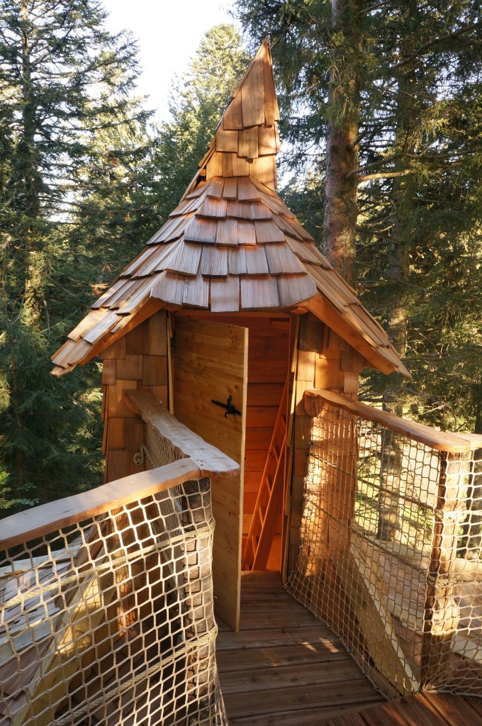 Tourelle - Cabane dans les arbres Au Brendezi