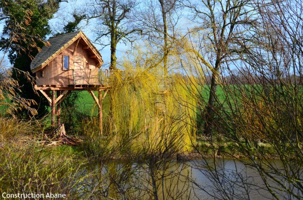 Cabane à la Chouette Cabane en Mayenne