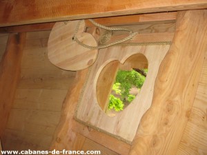 Fenêtre de la cabane